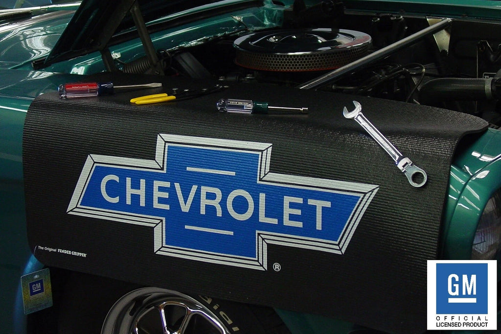 Fender Gripper Protective Cover for Chevrolet with Blue Bowtie Emblem (2016–2024)