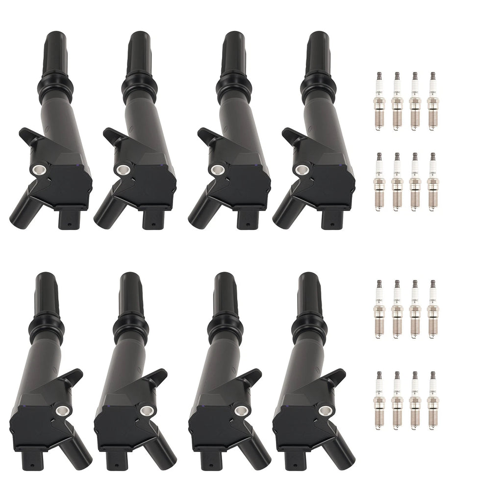 8x Ignition Coils & 16x Spark Plugs for Ford E-350/F-250/F-350 (2011–2019)