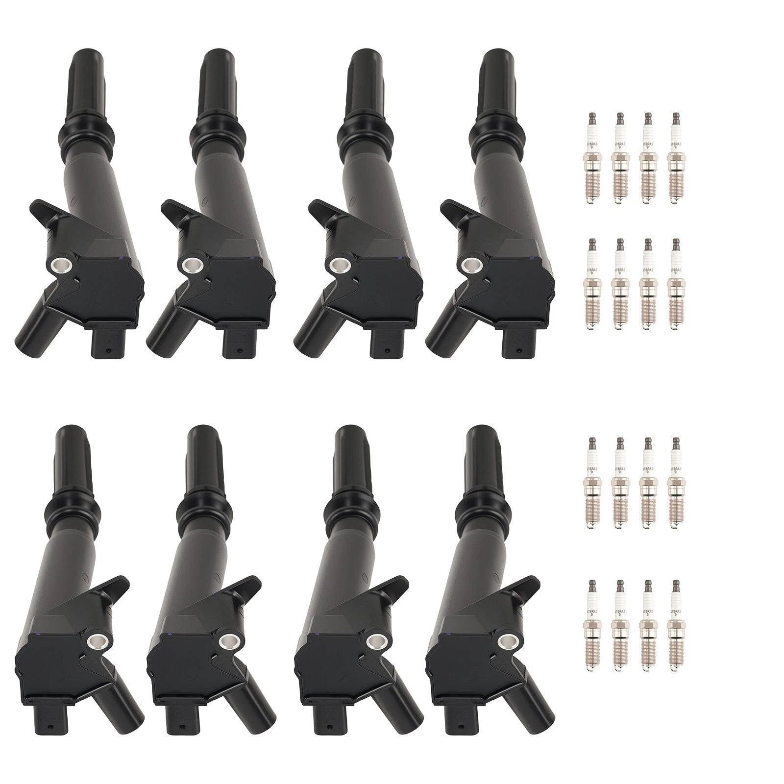 8x Ignition Coils & 16x Spark Plugs for Ford E-350/F-250/F-350 (2011–2019)