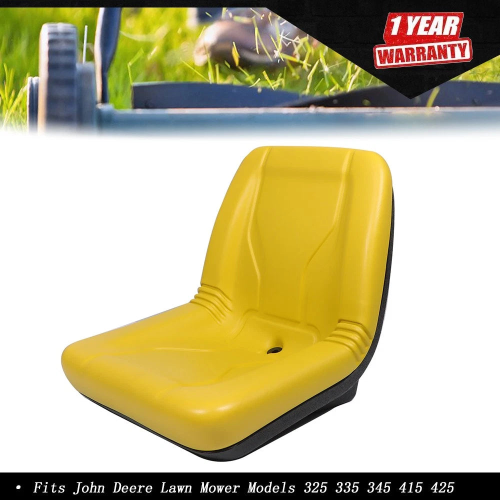 High Back Seat for John Deere Lawn Mower 325 335 345 415 425