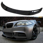 Glossy Black Front Bumper Lip Splitter for BMW F10 5 Series (2011-2016)