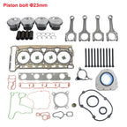 Piston Rods Head Gaskets Kit 23mm for Audi A4 Quattro Q5 VW GTI Jetta (2005–2016)