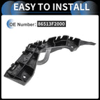 1pc Left Front Bumper Retainer Bracket No. 86513F2000 for Hyundai Elantra (2017–2018)