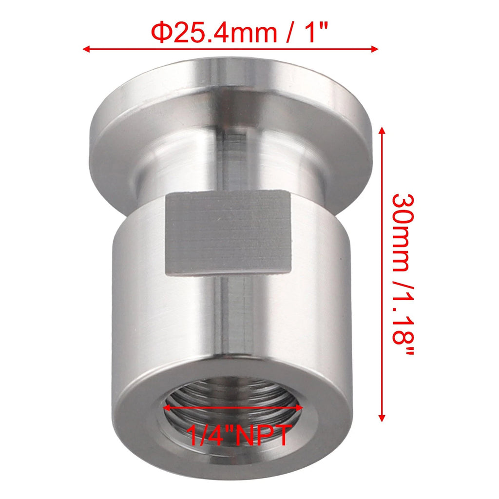 Tri Clamp Connector 25mm 4mm Ferrule 304 Stainless Steel for Piping Systems