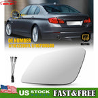 Mirror Glass for BMW 528 535 550 (2010â2016) - Driver Left Side