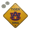 Auburn University Tigers Metal "Tiger" Crossing Sign 6"x 6"