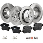 Brake Disc Rotors and Pads Kit for Chevrolet Caprice (2015–2017)