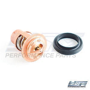 WSM Thermostat Kit for Mercury 4.5-300 Hp (Inverted Brass, 143 Degree) - 775-25K