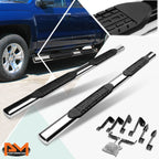 4" Chrome Nerf Bars for Chevy Silverado Crew Cab (1999–2014)