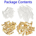 Assortment Terminals Kit for Electrical Wire Crimp Connectors (Male Female)