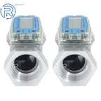 2X Digital Flow Meter 1.5" for Liquid Measurement (10.5-74 GPM)