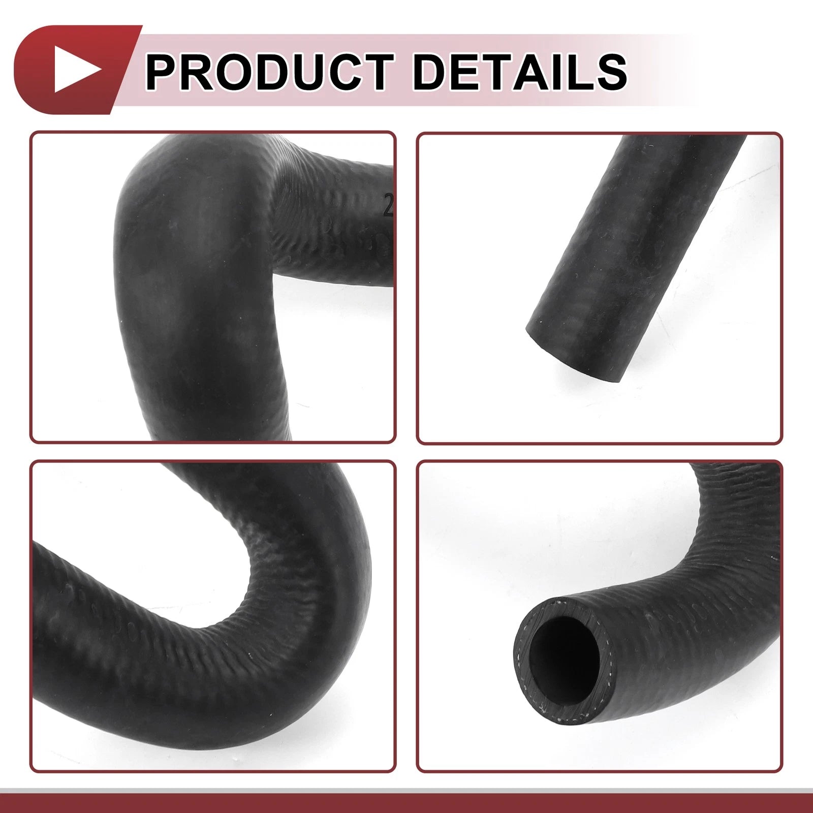 HVAC Heater Hose for Mercedes Benz C250 SLK250 (2012–2015) No. 2712030382 Rubber