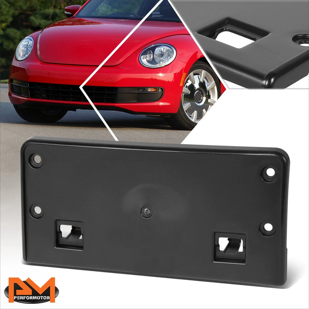 Front License Plate Mounting Bracket for VW Beetle (2017–2019) Black