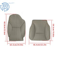 Leather Seat Covers Set for Dodge Ram 1500 2500 3500 (1998–2002) R+L Top & Bottom