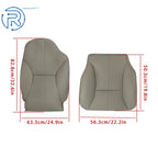 Leather Seat Covers Set for Dodge Ram 1500 2500 3500 (1998–2002) R+L Top & Bottom