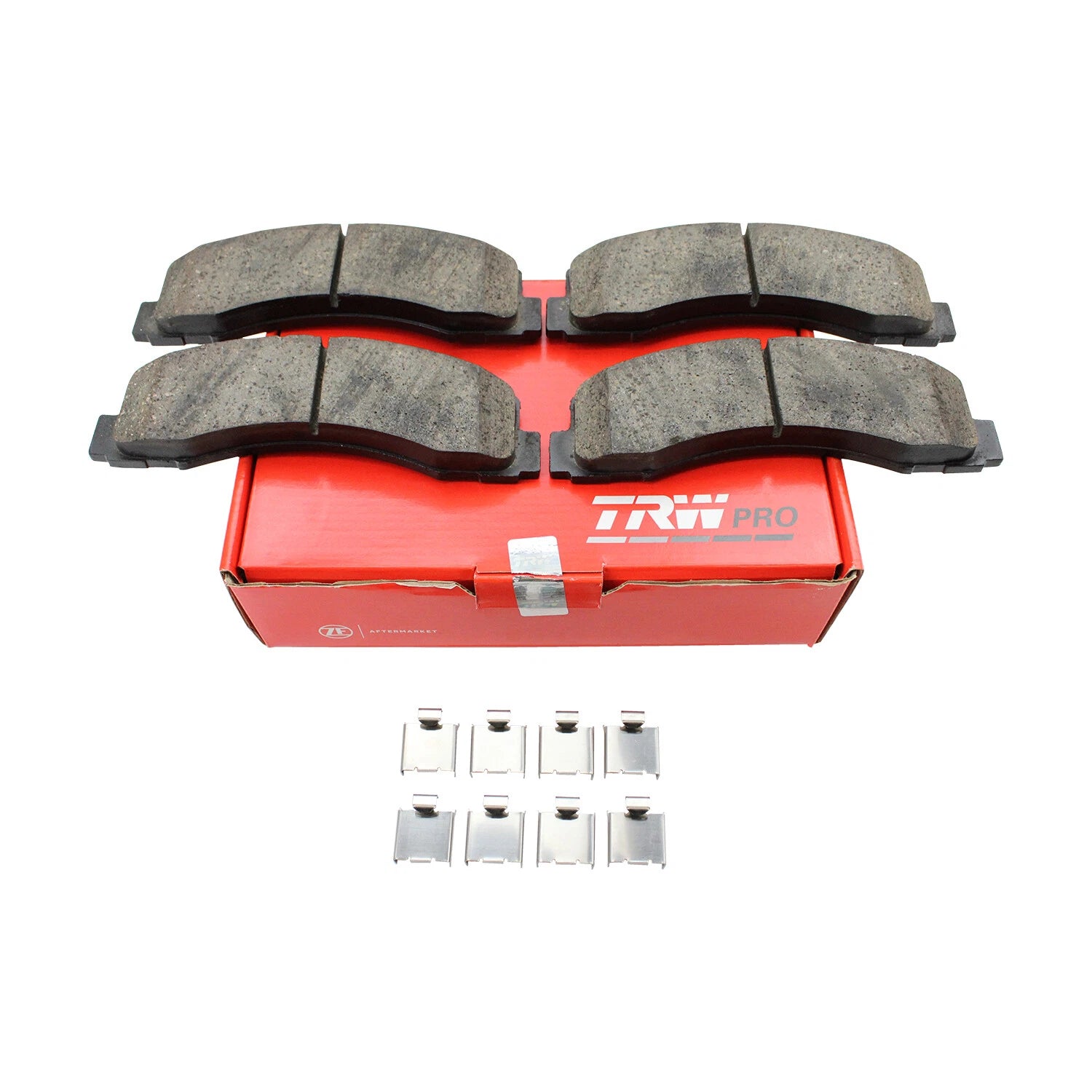 Set of 4 TRW Pro Front Ceramic Slotted Brake Pads for Ford Expedition F-150 Lincoln Navigator