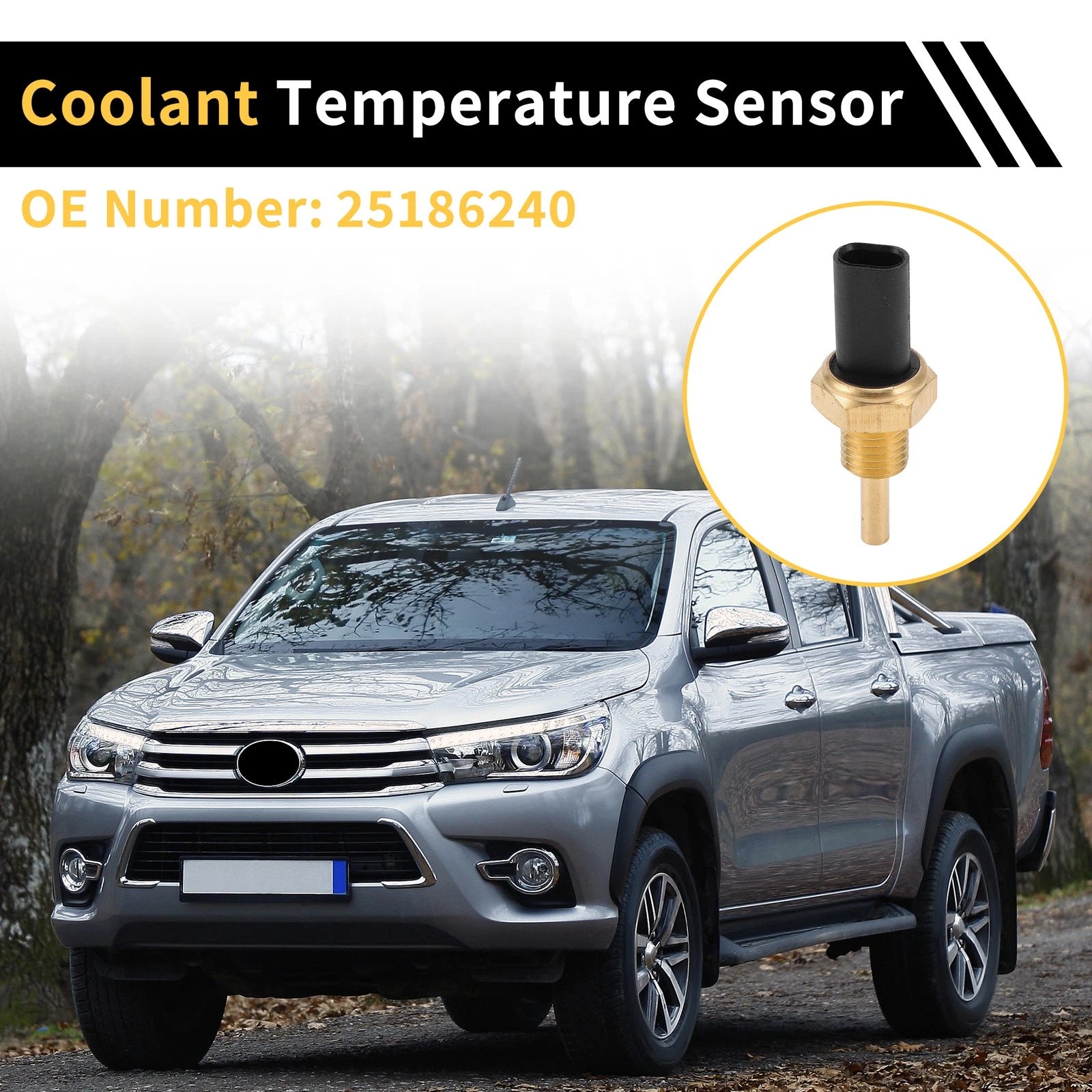 Coolant Temperature Sensor for Chevrolet Express 2500 (2018–2022) No. 25186240