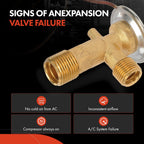A/C Expansion Valve for GMC Safari, Chevy Astro, Olds Silhouette (1990–2005)