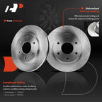 Front Disc Brake Rotors & Pads Set for Nissan Titan Armada (2004–2023)