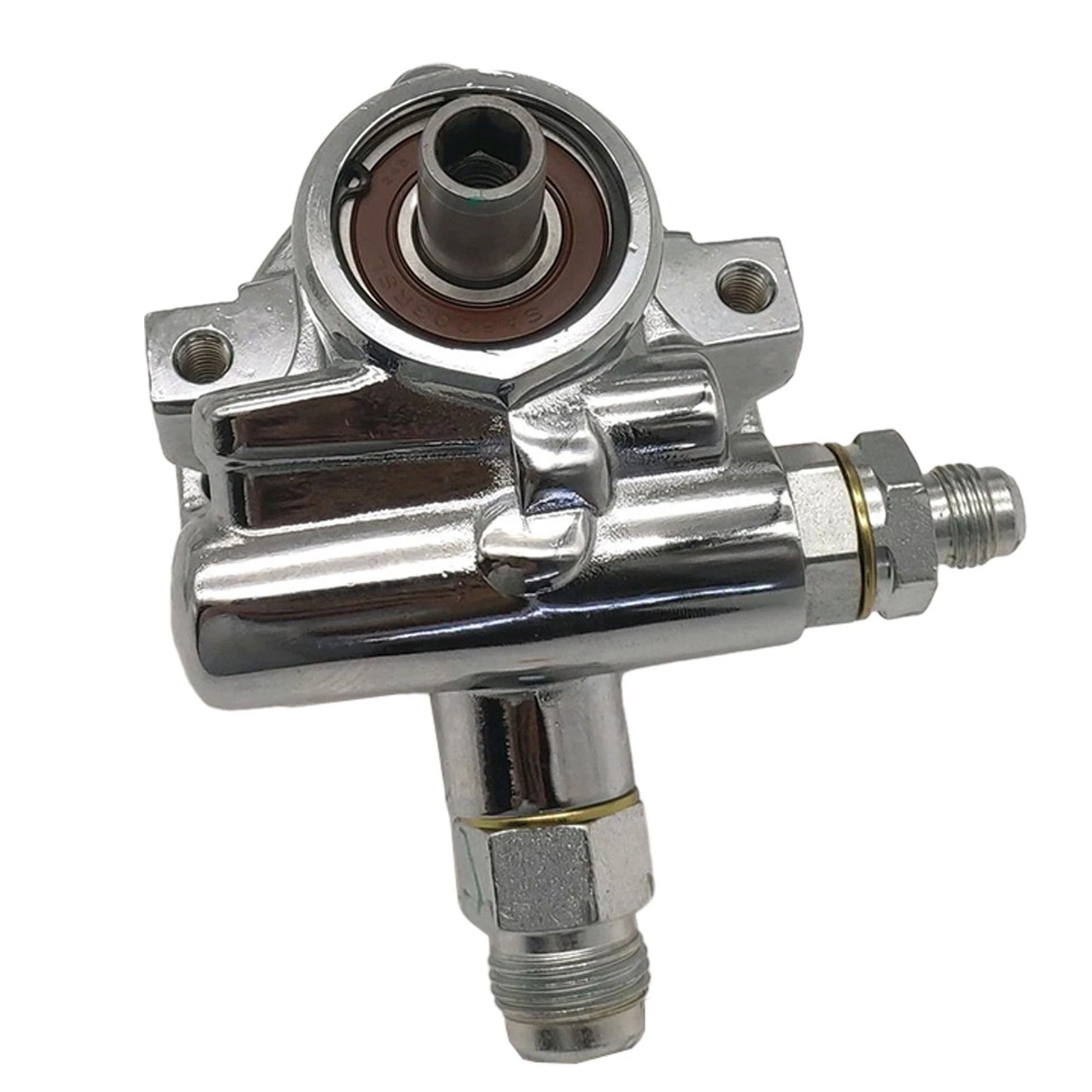 Polished Aluminum Power Steering Pump for GM Universal (Type II)
