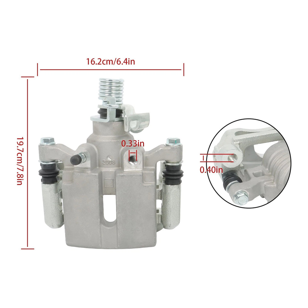Set of 2 Rear Brake Calipers with Brackets for Buick LaCrosse (2005)