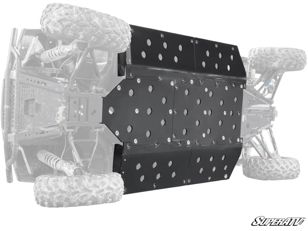 SuperATV Heavy Duty Full Skid Plate for Polaris Ranger Midsize 570 (2015–2021)