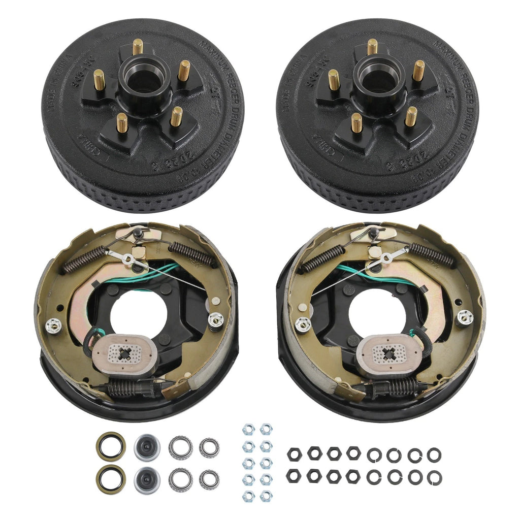 5 on 5 Bolt Circle Drum Kits with 10"x2-1/4" Electric Brake for 3500lbs
