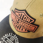 Harley-Davidson Flatbill Hat 99402-22VM Green Fitted Size 7