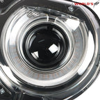 Headlight for Dodge Challenger (2015–2018) Black Housing Clear Lens