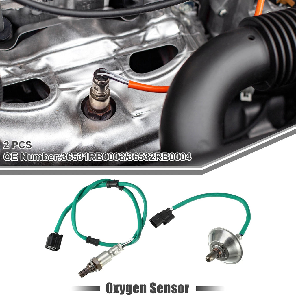 2X O2 Oxygen Sensor Upstream & Downstream for Honda Fit L4 1.5L (2009–2010)