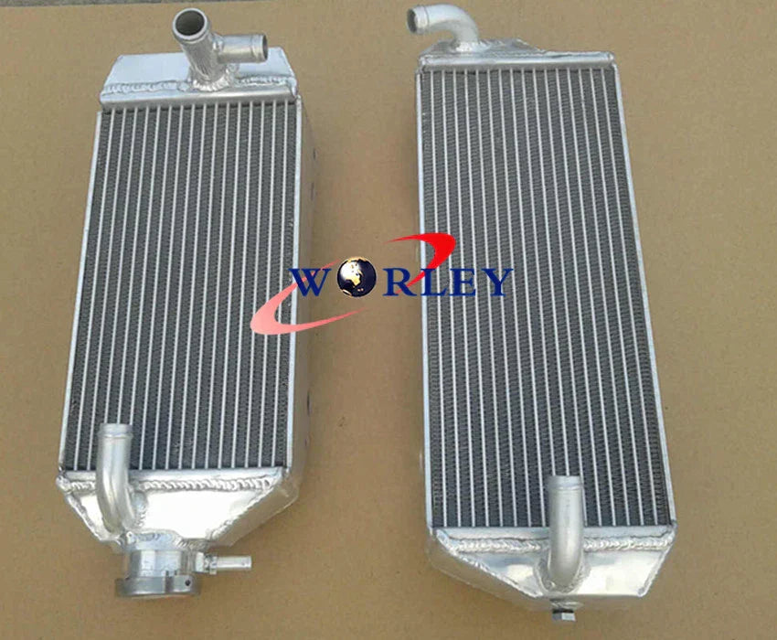 Aluminum Radiator + Red Hose for Suzuki RMZ250 (2007-2009)