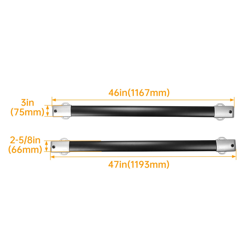 Roof Rack Cross Bar for Lexus GX460 (2010–2023) Black Cargo Carrier