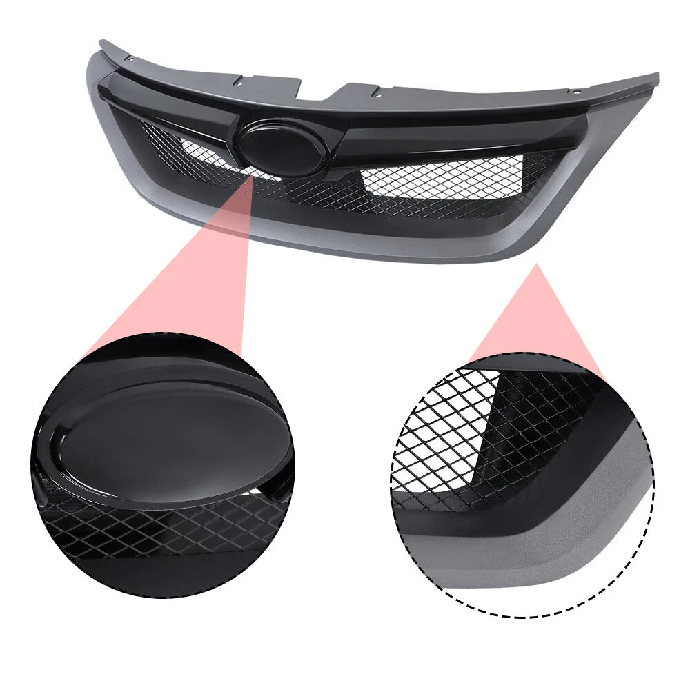 Gloss Black Front Bumper Grille for Subaru Impreza (2011-2014)