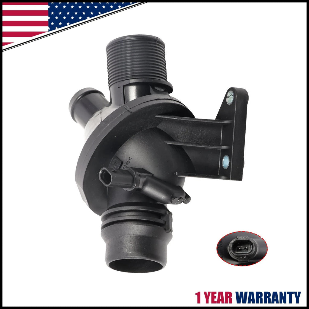 Engine Coolant Thermostat with Housing & Temp Sensor for BMW 228i 320i 328i 528i (2012–2019)