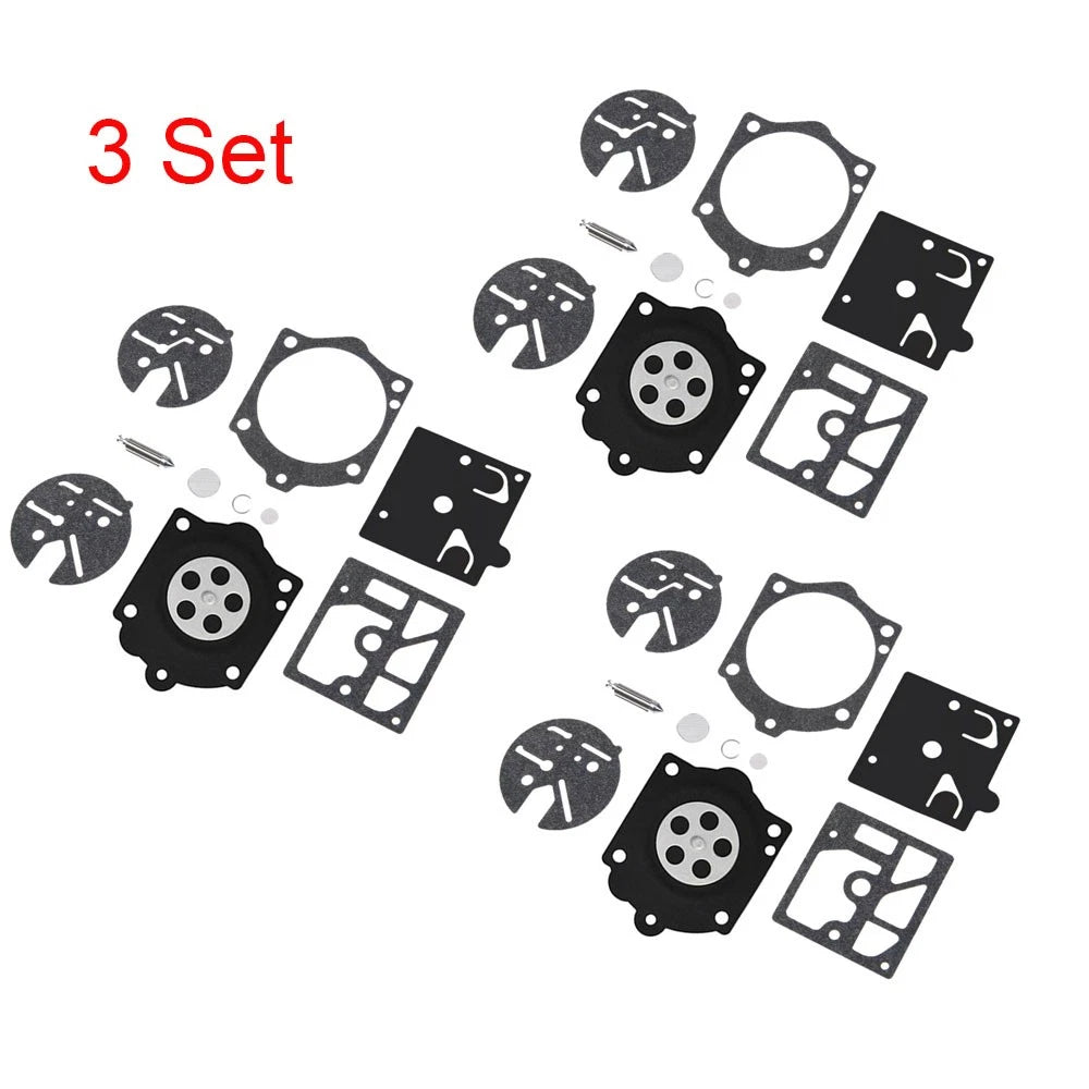 Set of 3 Carburetor Gasket Kit for Walbro K10-HDC HDC-17 HDC-17A HDC-17B