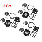 Set of 3 Carburetor Gasket Kit for Walbro K10-HDC HDC-17 HDC-17A HDC-17B