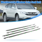 Set of 4 Weatherstrip Window Trim Seal Belts for Honda CR-V (2007–2011)