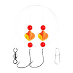 EVA Enhanced Pompano Rig for Fishing (Dual Floats, Stable Sinker)