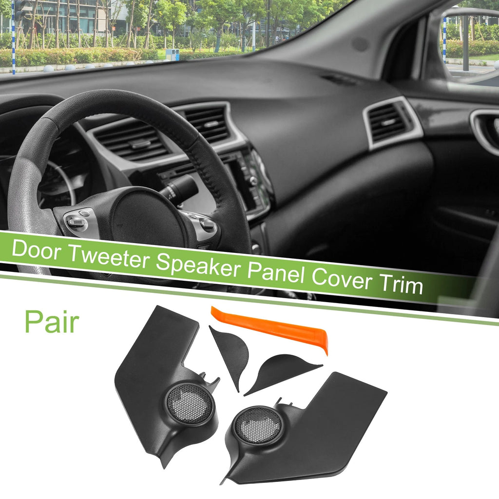 Pair A Pillar Door Tweeter Speaker Cover Trim for Nissan Sentra (2012–2018)