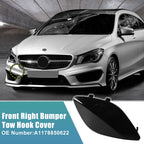 Front Bumper Tow Hook Cover for Mercedes-Benz CLA-Class (2014–2019) No.A1178850622 Black