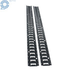 Set of 2 E Track Tie Down Rails for Garages Vans Trailers (5')
