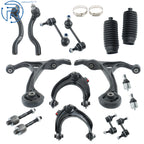 Control Arm Tie Rod Sway Bar Ball Joint Kit for Acura TL (2004–2006)