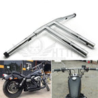 10" Rise T-Bars Handlebar for Harley Sportster Dyna Softail (1996–2017) Chrome