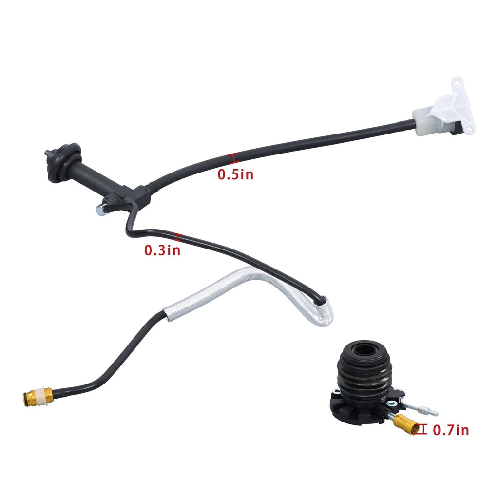 Clutch Slave & Master Cylinder Line Assembly for F-150 F-250 (1997–2008)