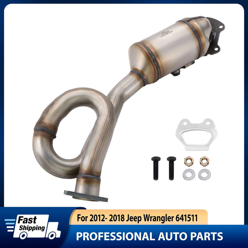 Left Catalytic Converter for Jeep Wrangler (2012–2018) 3.6L V6