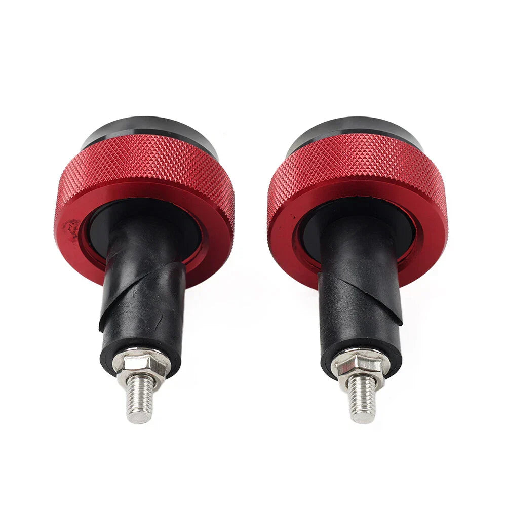 7/8" Red Throttle Handlebar End Plug Set for Motor Cruise Control