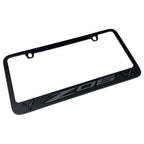 License Plate Frame Black OEM Style for Chevrolet Corvette C8 Z06 (2020–2024)