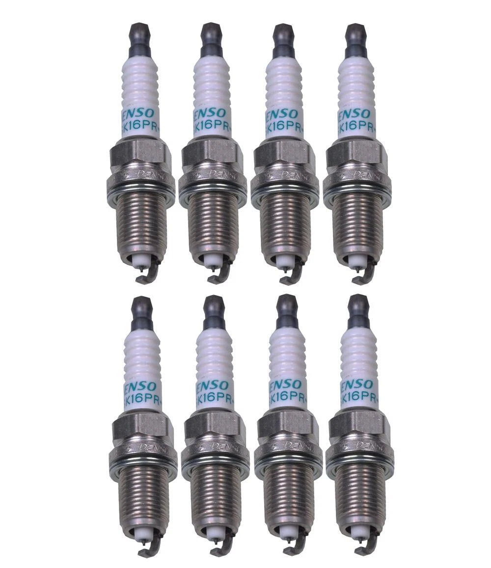 Set of 8 Iridium Spark Plugs Denso 3356 for Hyundai Jaguar Kia
