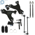 Set of 10 Front Control Arms Ball Joints Tie Rod Ends for GMC Acadia (2007–2016)