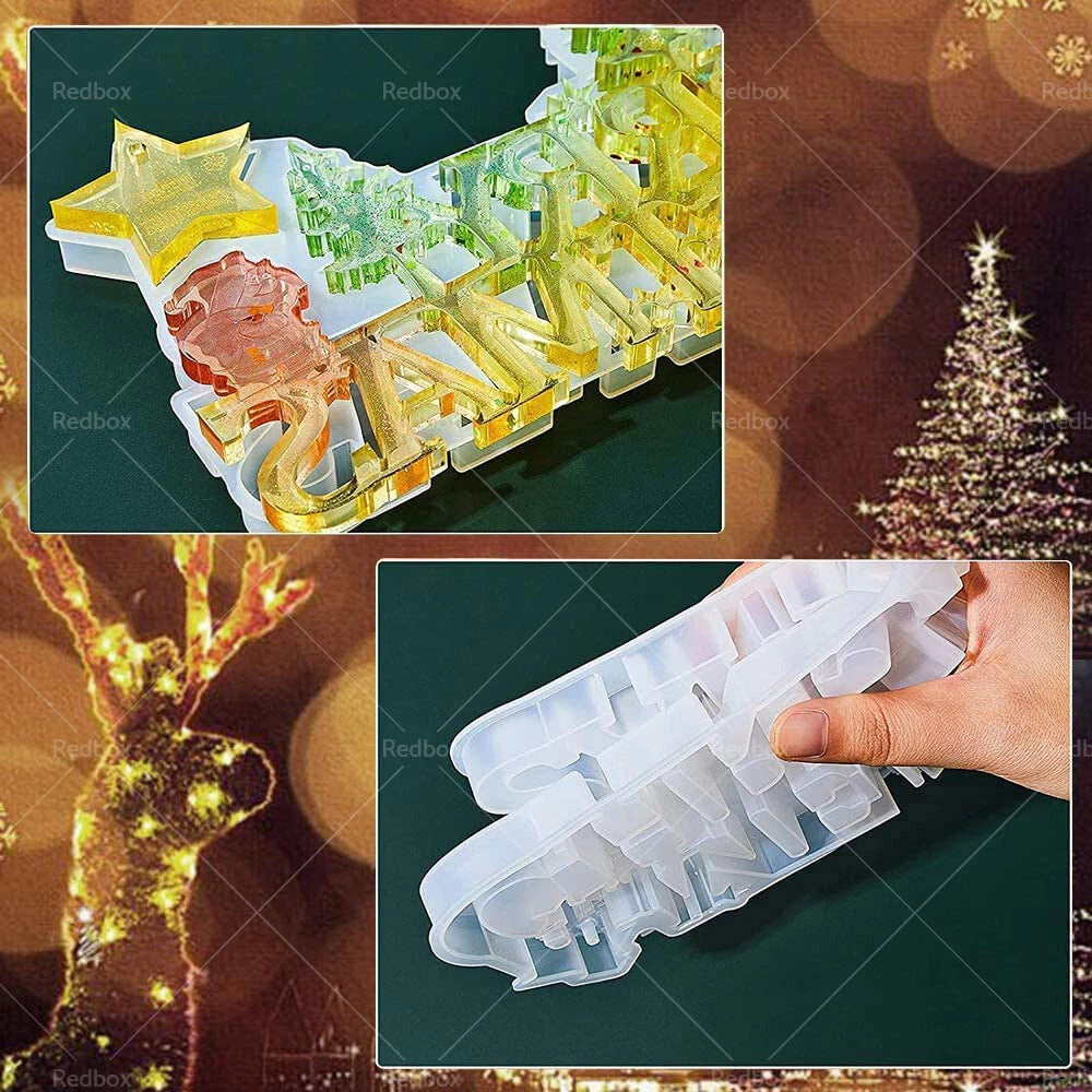 Resin Mold Kit for Ornaments Snowflake Tree DIY